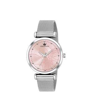 women analogue watch-cr-ck134-pnk-ch