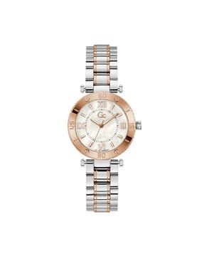 women analogue watch with metallic strap - z05002l1mf