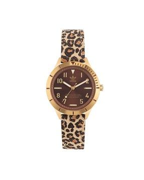 women animal print strap analogue watch-aofh22572