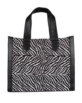 women animal print tote bag