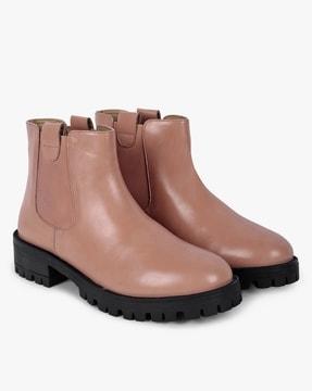 women ankle-length boots