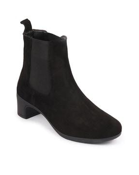 women ankle-length boots