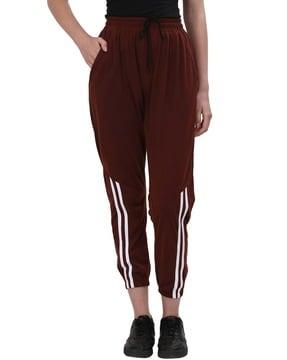 women ankle-length joggers with elasticated waist