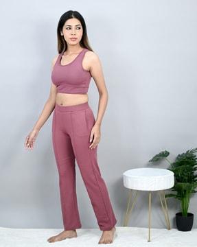 women ankle length relaxed fit pants