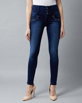 women ankle-length skinny jeans