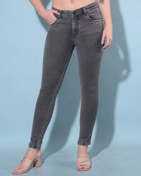 women ankle-length skinny jeans