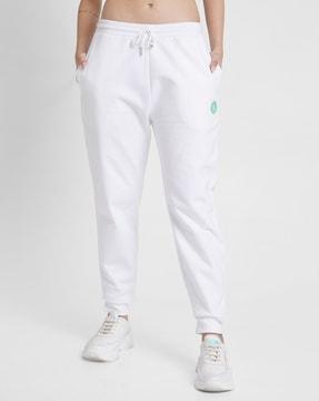 women ankle-length straight fit joggers