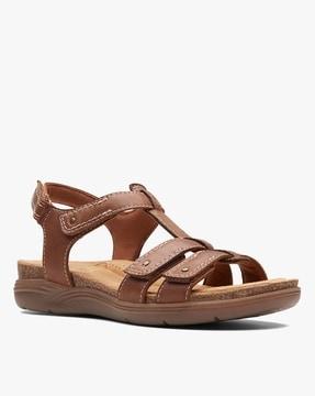 women april dove multi-strap flat sandals