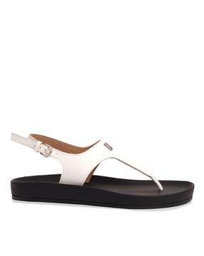 women astrid t-strap sandals with buckle closure