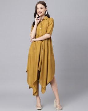 women asymmetrical dress