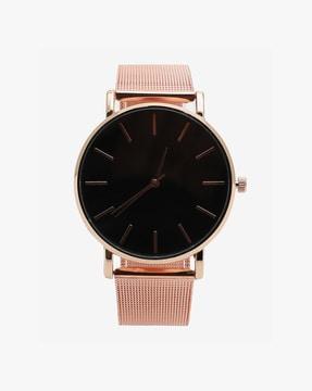 women aw22-hswc1037 analogue watch with stainless steel strap