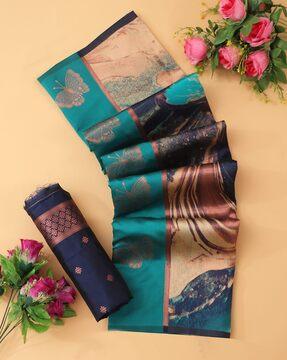 women banarasi saree with blouse piece