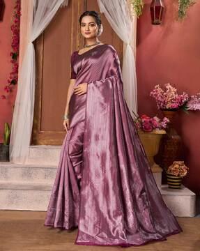 women banarasi woven silk saree