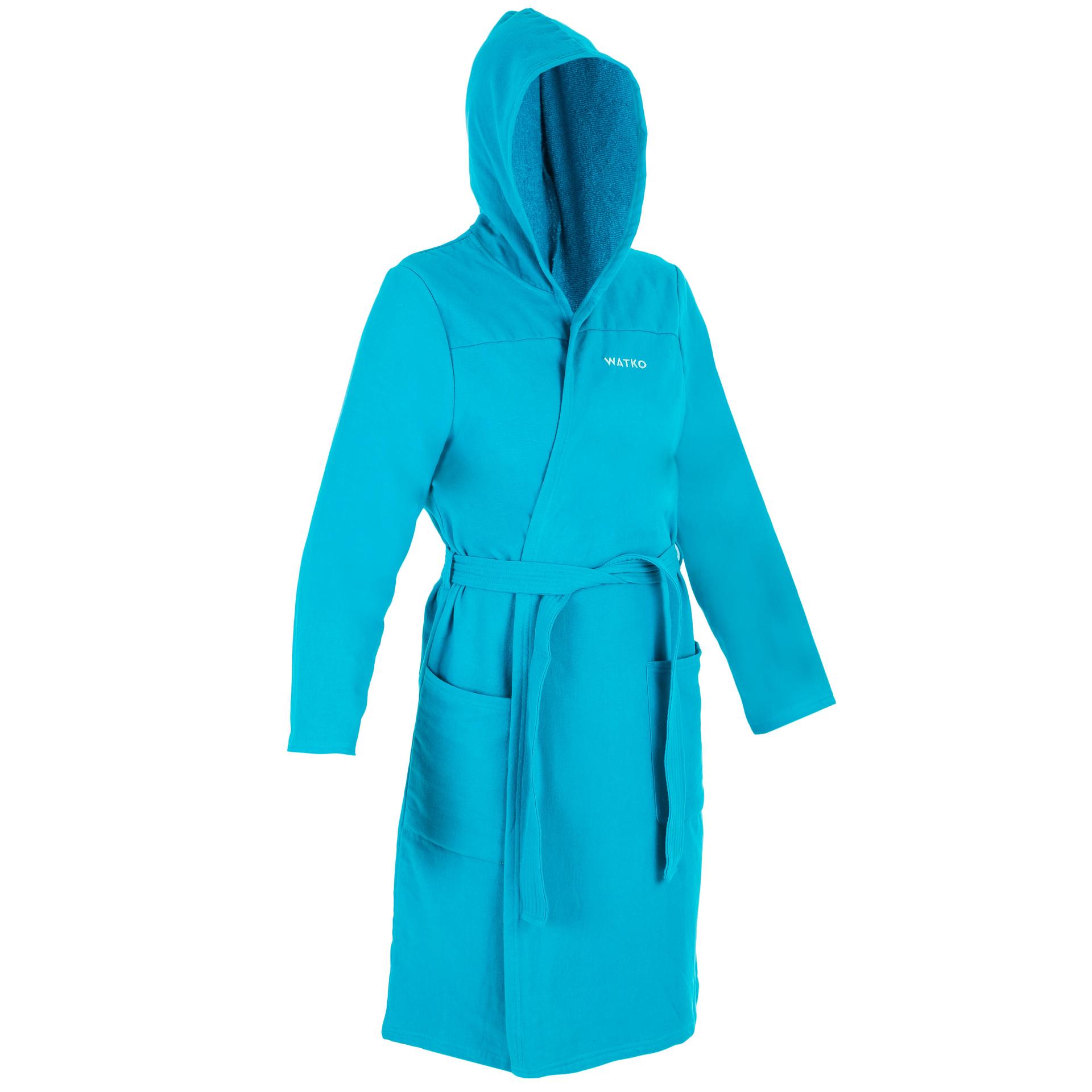 women bathrobe- turquoise