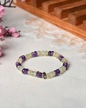 women beaded slip-on bracelet