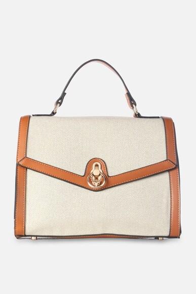 women beige casual sling bag