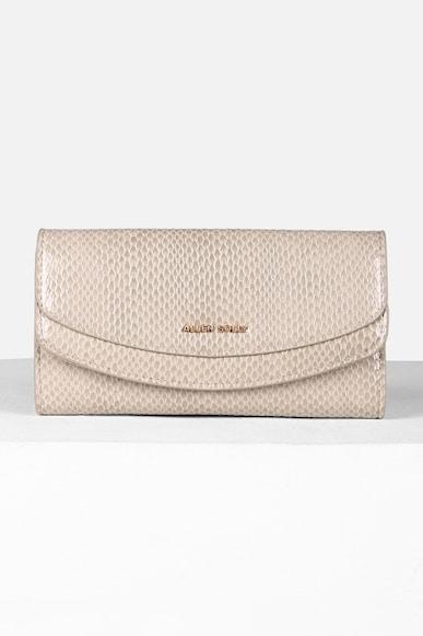 women beige casual wallet