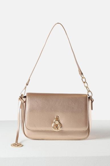 women beige party sling bag