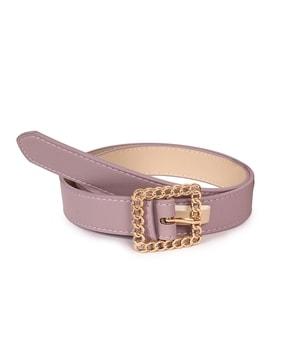 women belt with buckle fastening