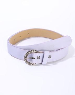 women belt with o-ring buckle