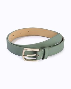 women belt with pin-buckle closure