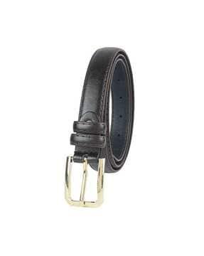 women belt with tang-buckle closure