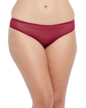 women bikini panties with elasticated waistband