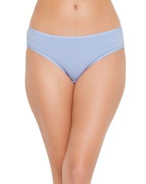 women bikini panties with elasticated waistband