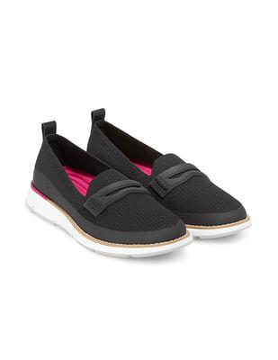 women black 4.zerøgrand stitchlite loafers