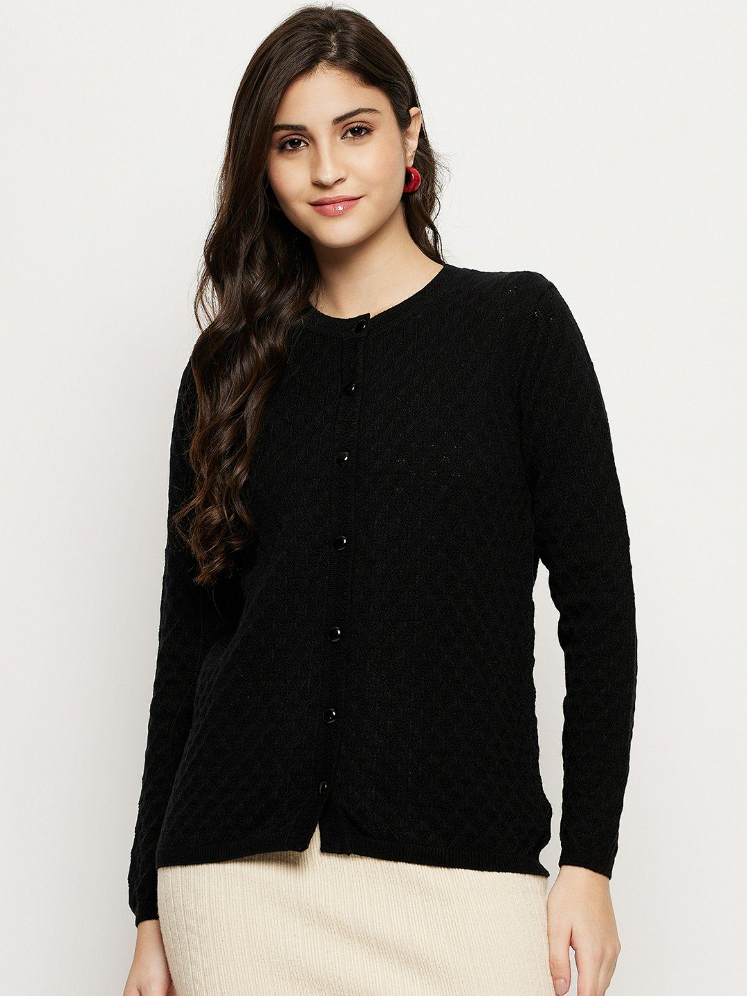 women black cardigan