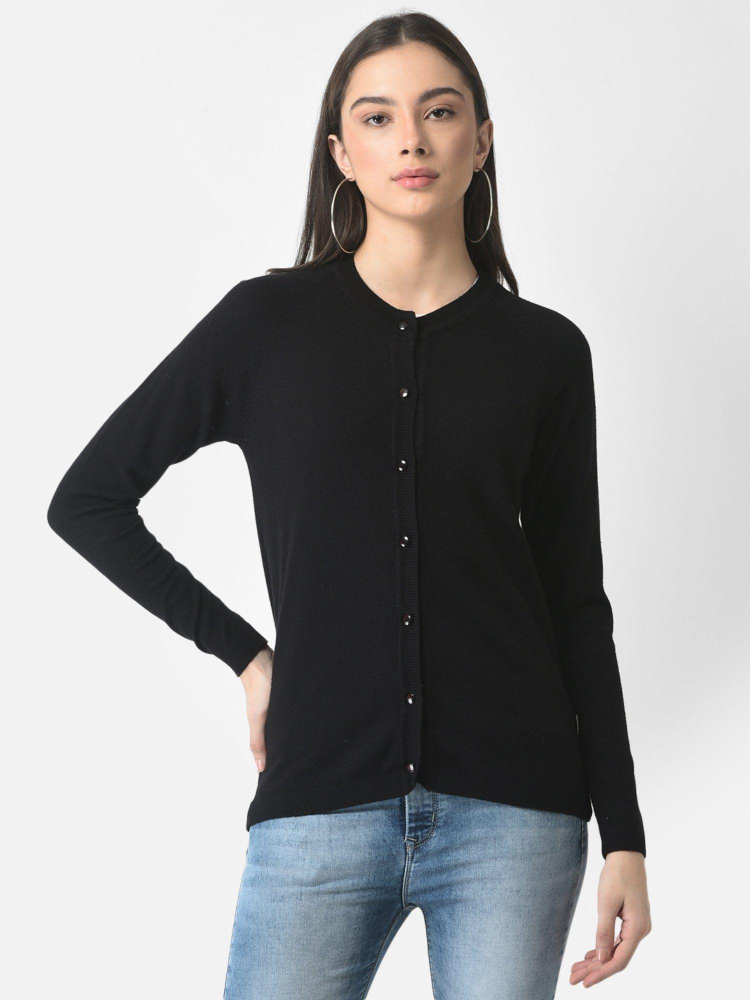 women black cardigan