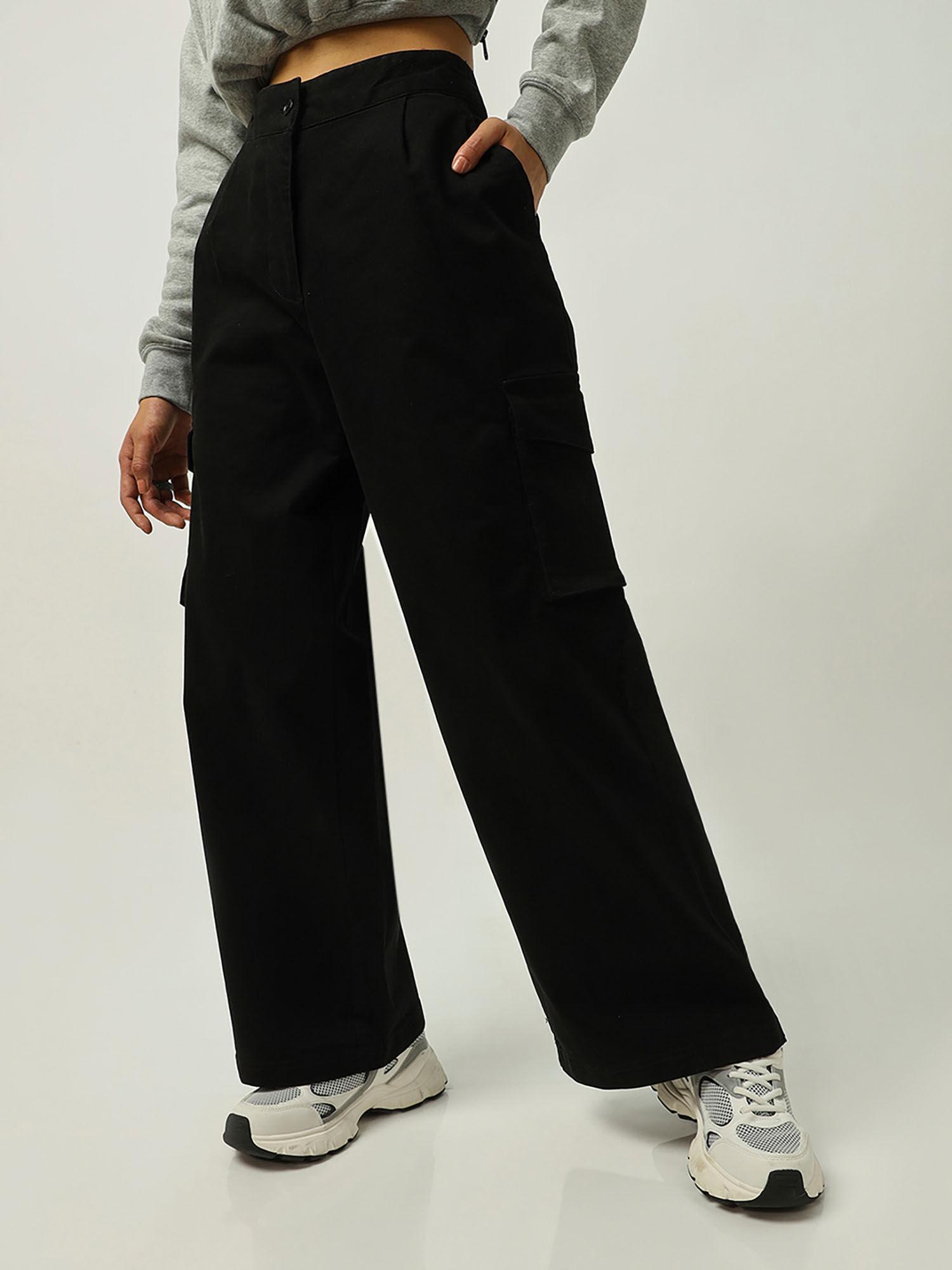 women black cargo pants