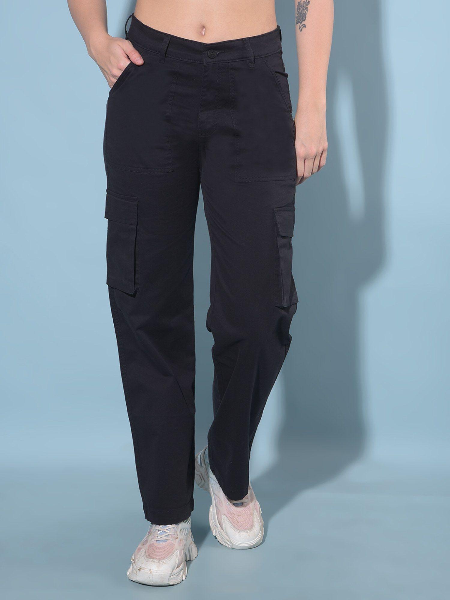 women black cargo trousers