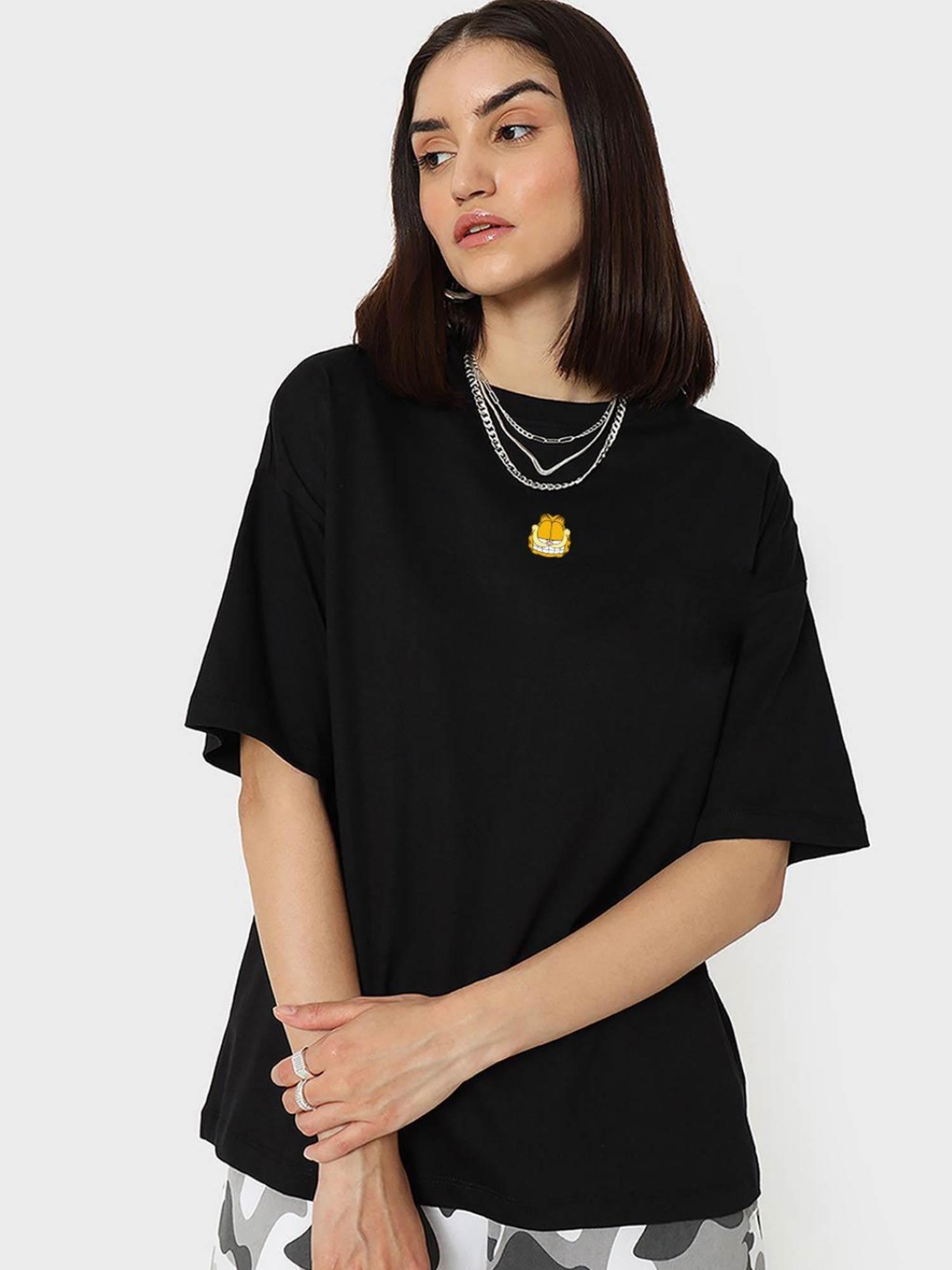 women black graphic oversized t-shirt