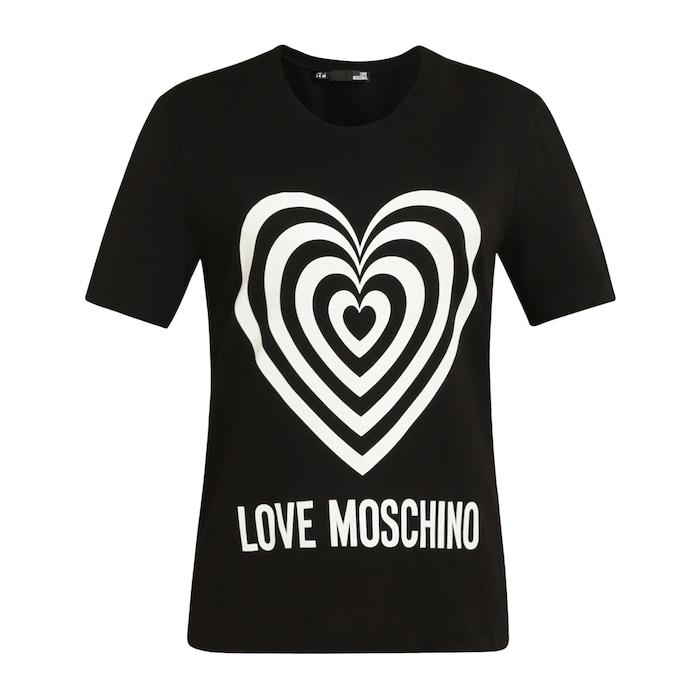 women black heart & love moschino graphic t-shirt