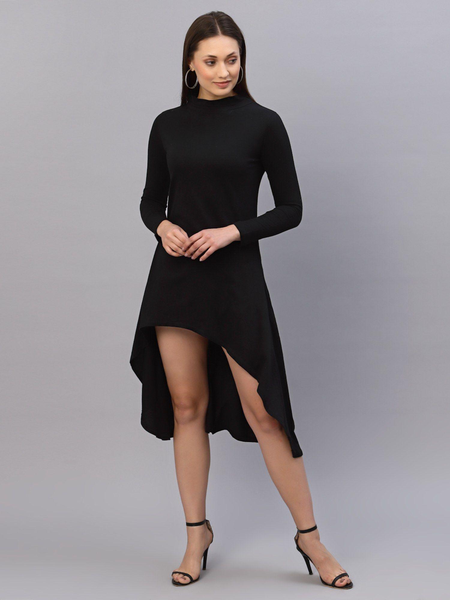 women black jersey dress