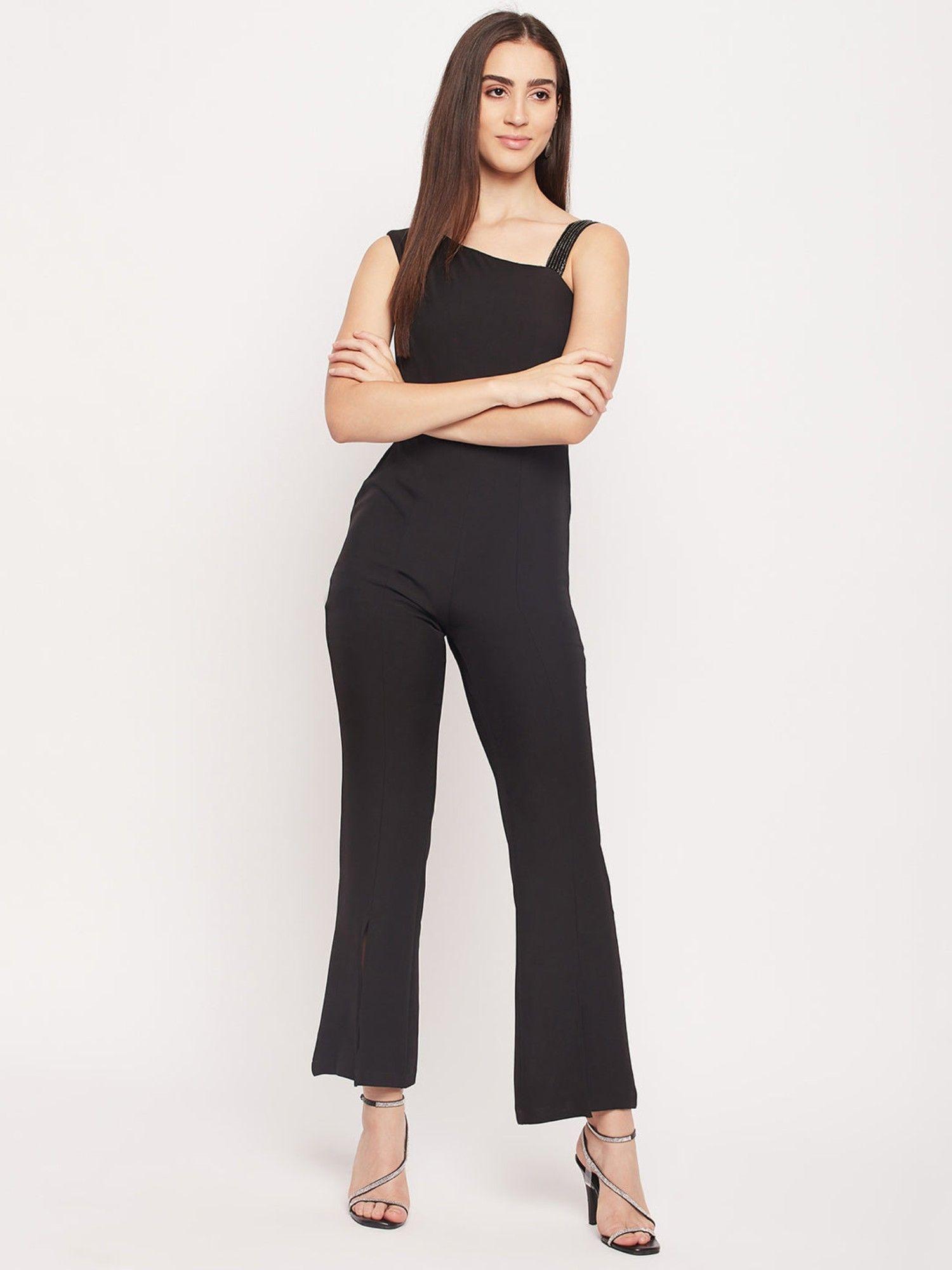 women black jumpsuit