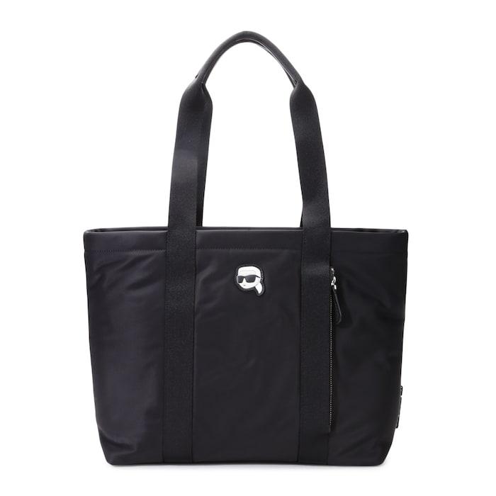 women black k/ikonik recycled nylon tote bag