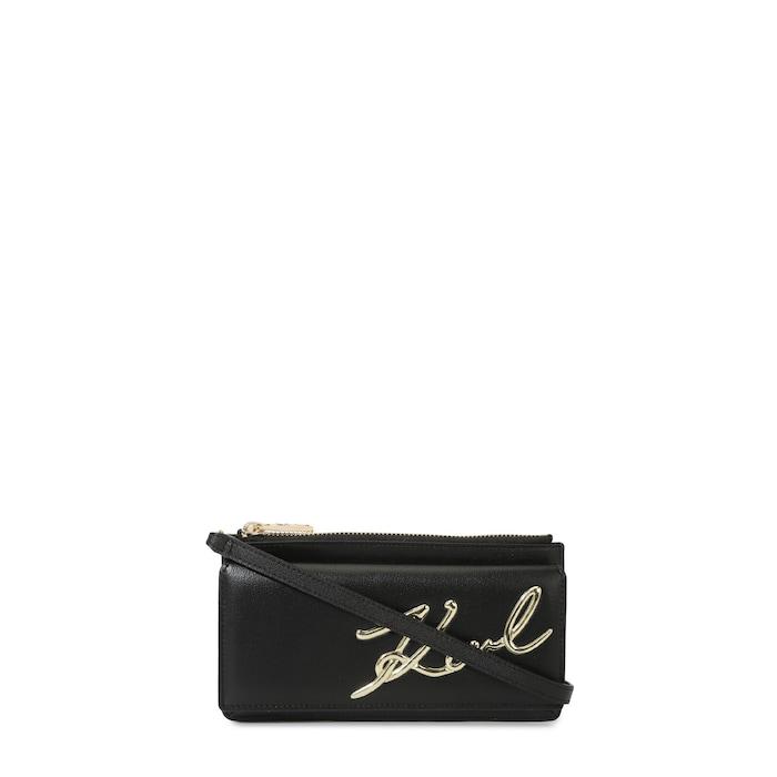 women black k/signature 2.0 wallet crossbody bag