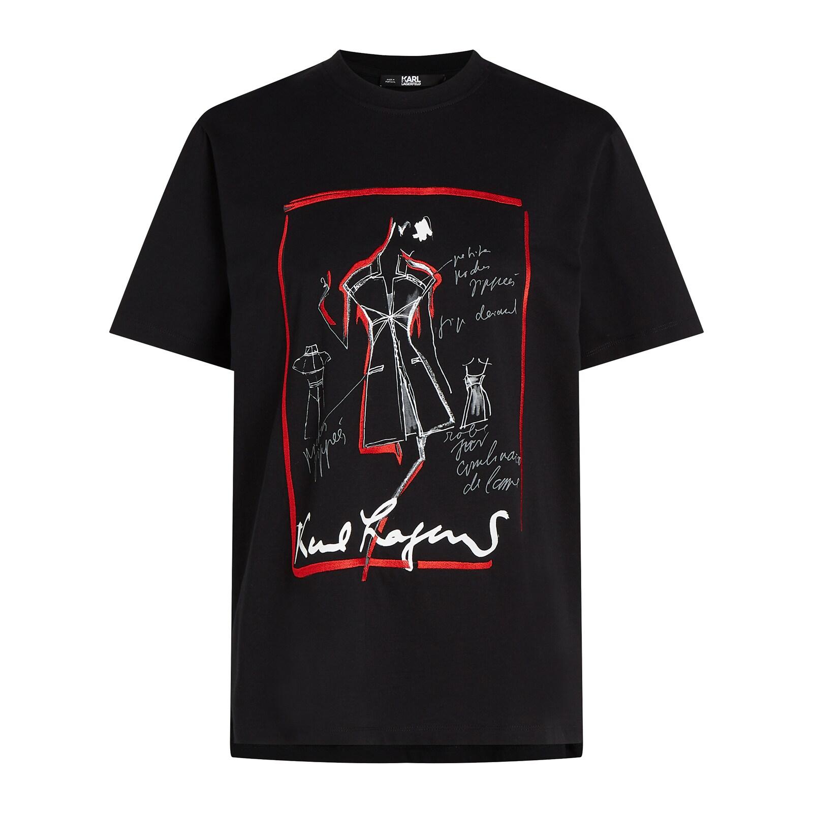 women black karl archive t-shirt