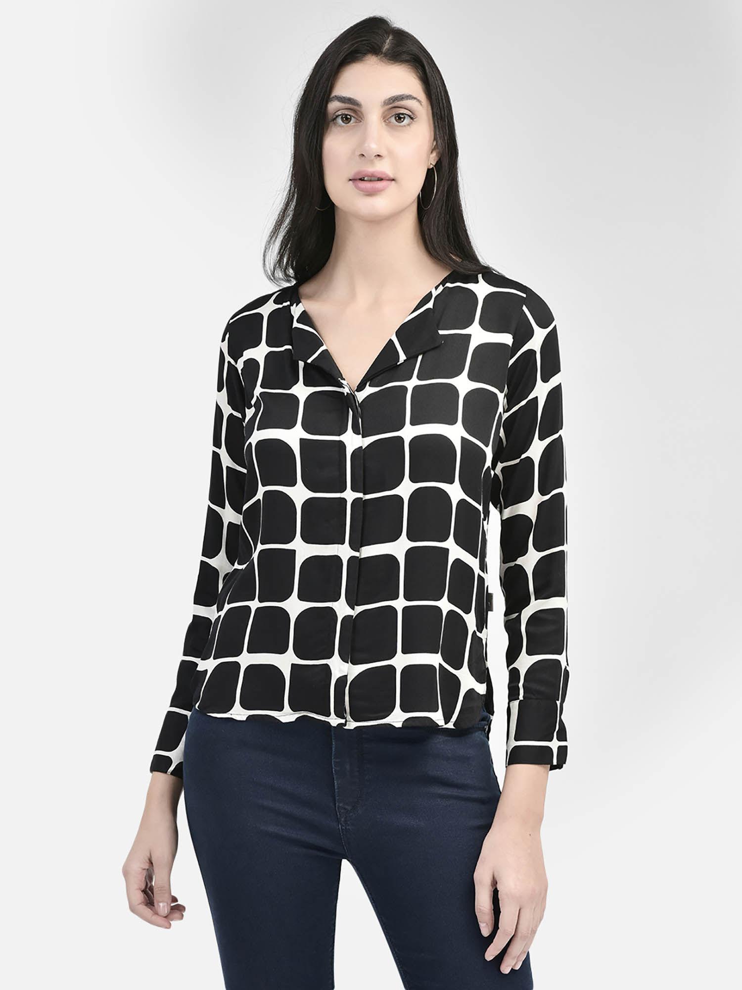 women black printed top