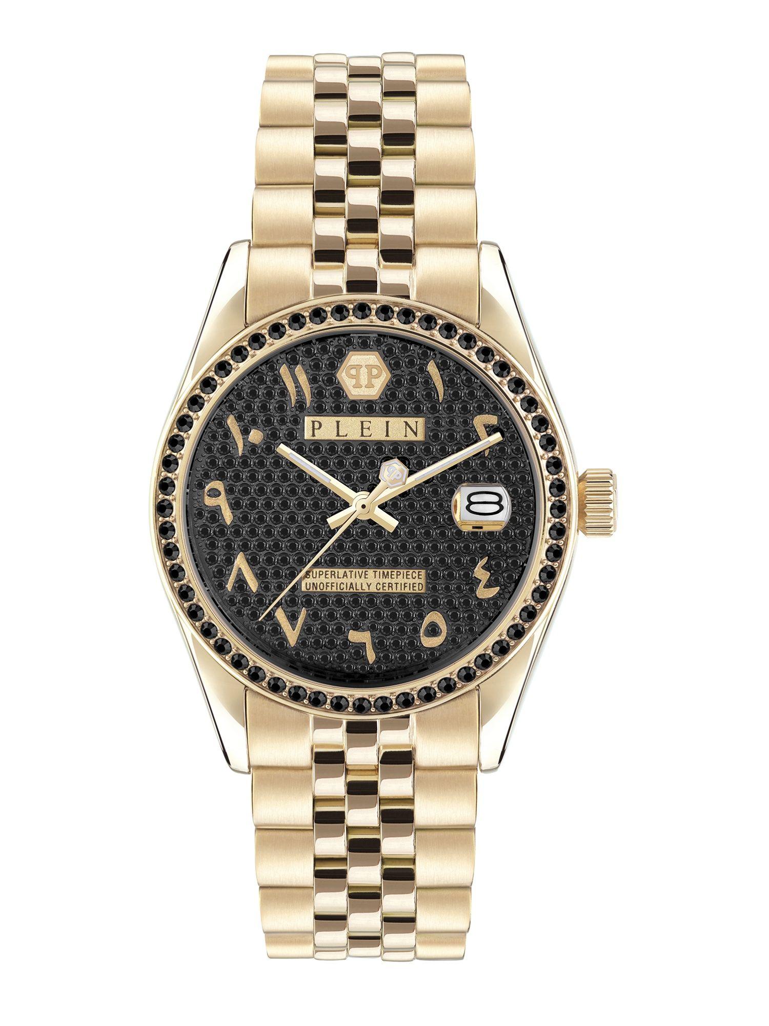 women black round analog stainless steel dial watch-pwyaa0923 (m)