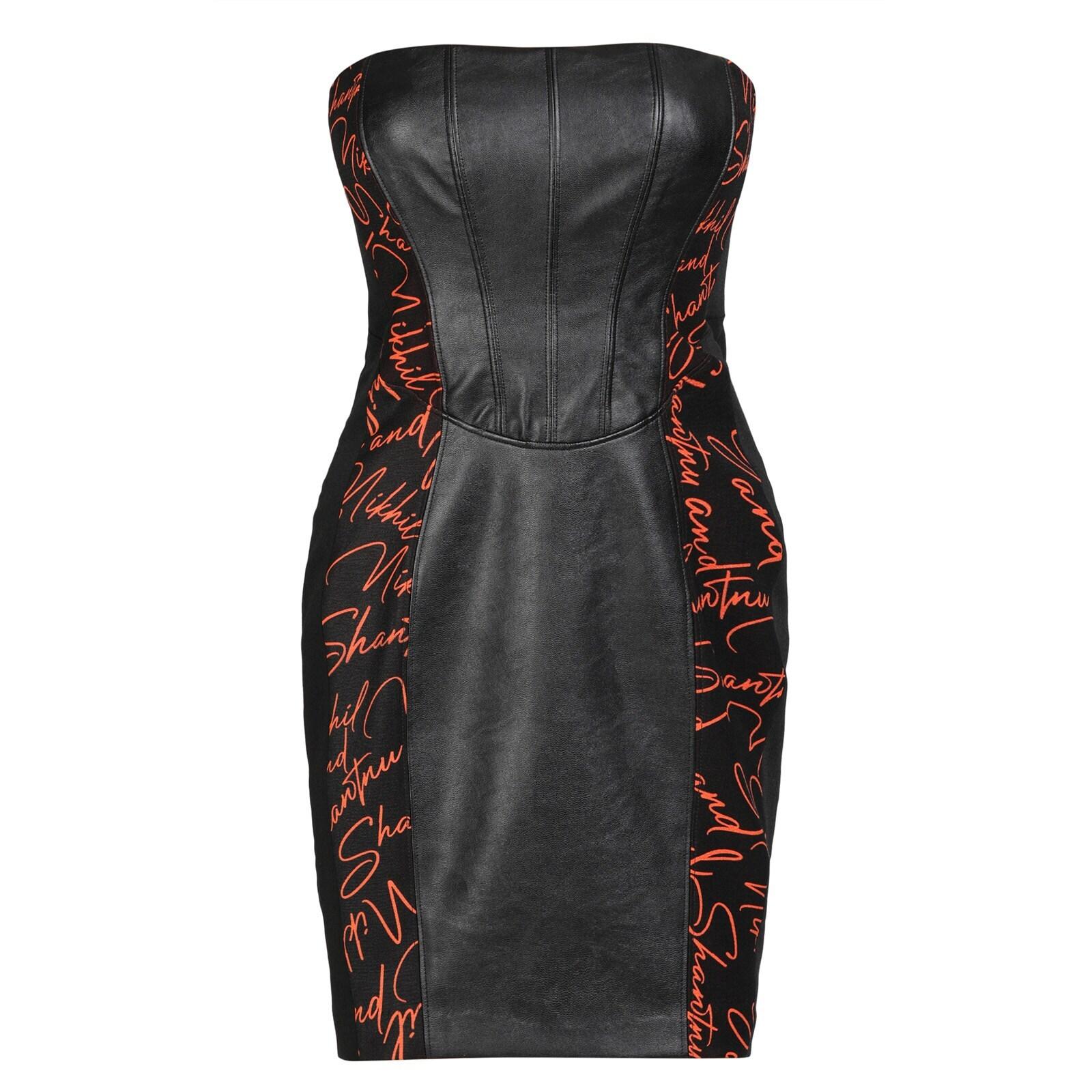 women black signature printed dress