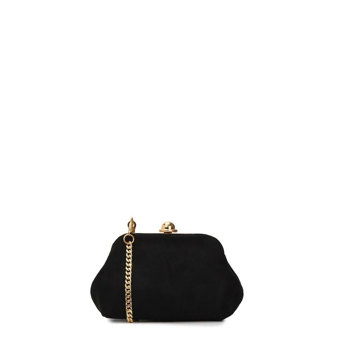women black small-frame clutch bag