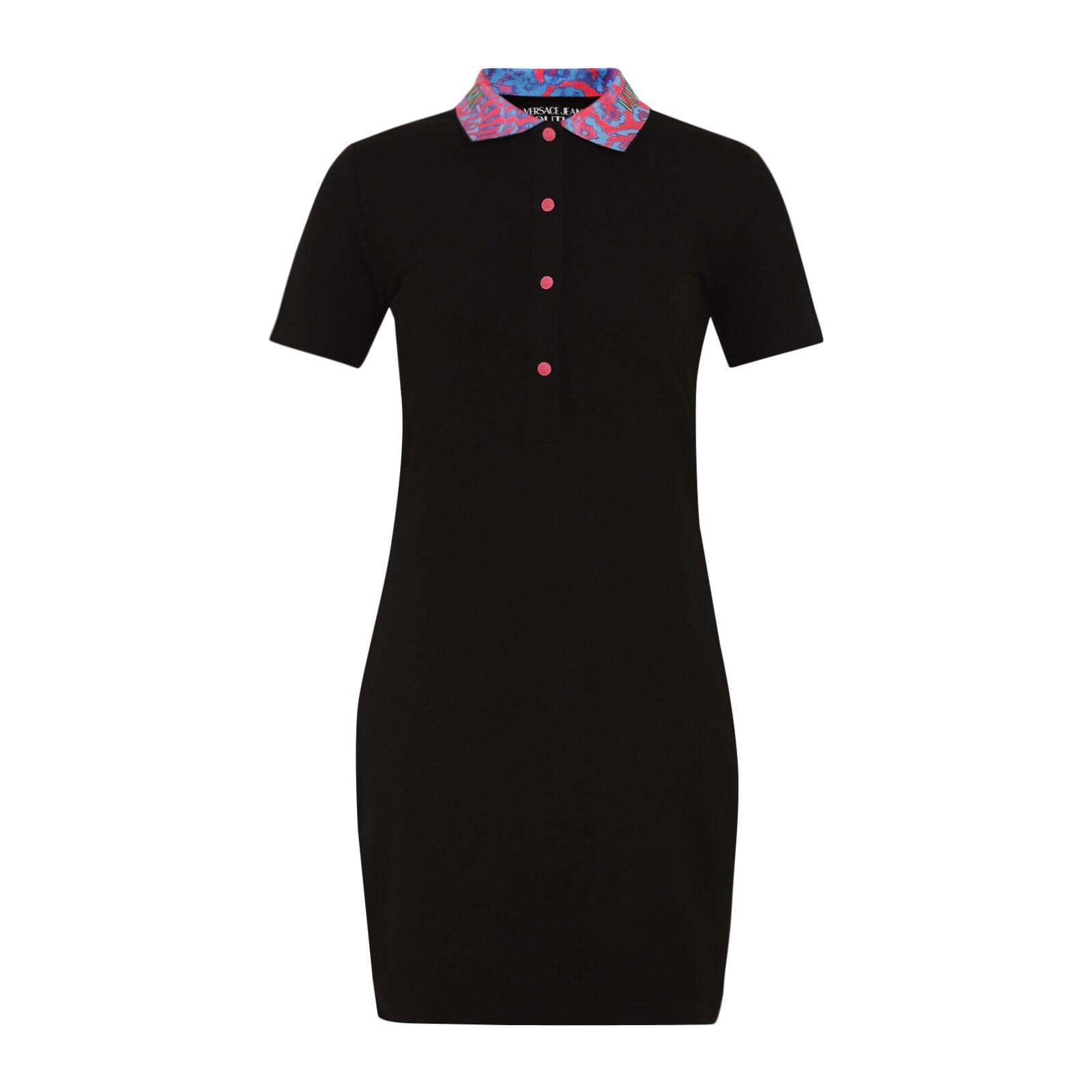 women-black-solid-t-shirt-dress-with-baroque-collar