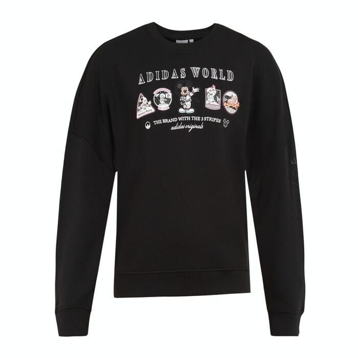 women black trefoil disney sweatshirt