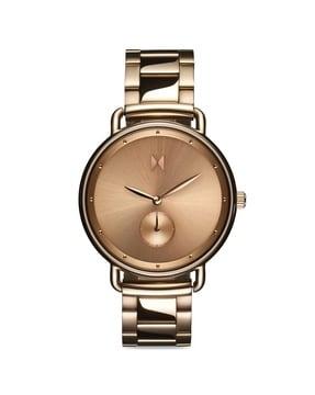 women bloom analogue round dial watch - 28000401-d