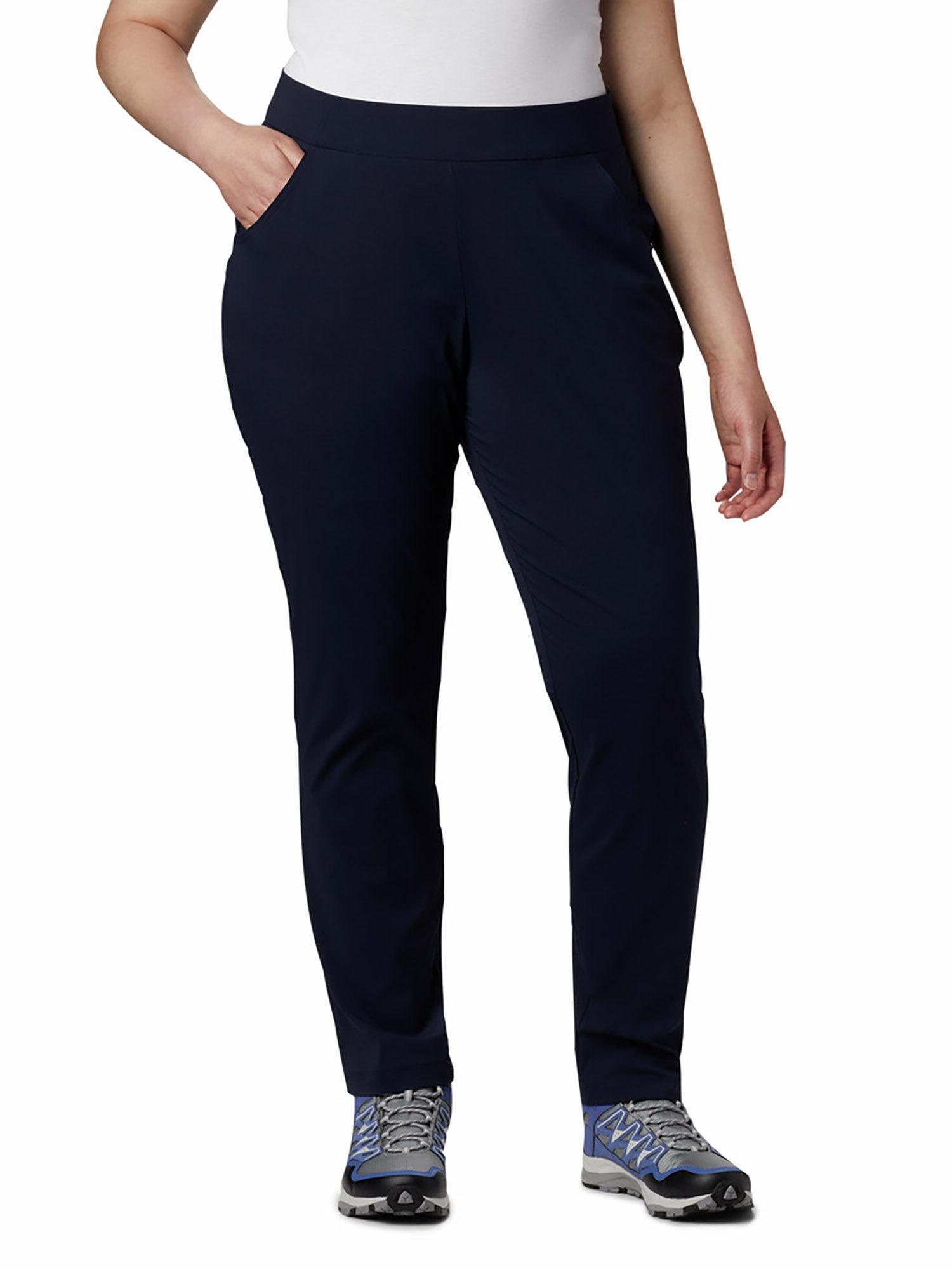 women blue anytime casual pull on pant