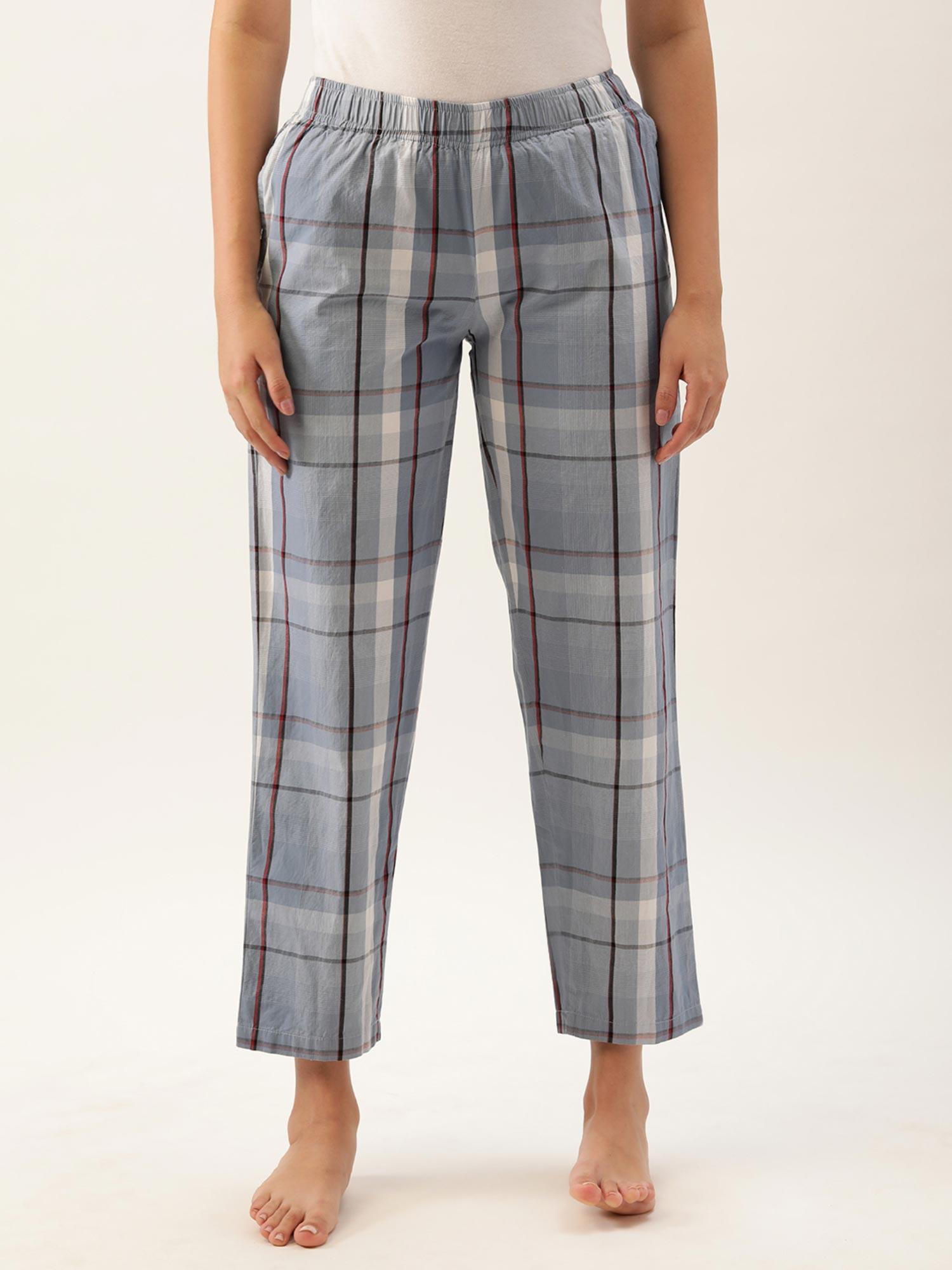 women blue lounge pants blue