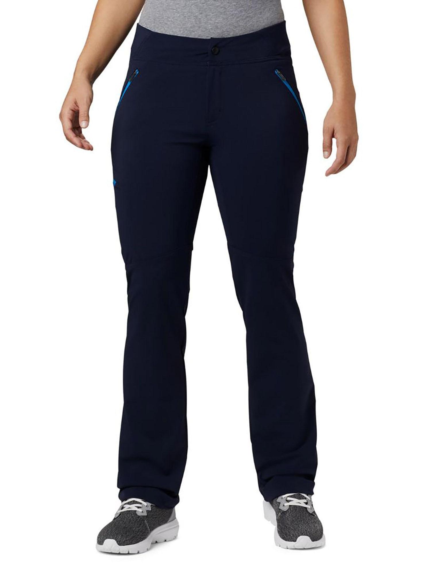 women blue passo alto pant